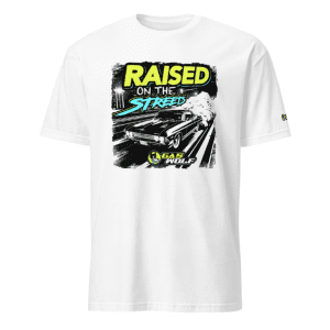 Raised on the Streets White tshirt