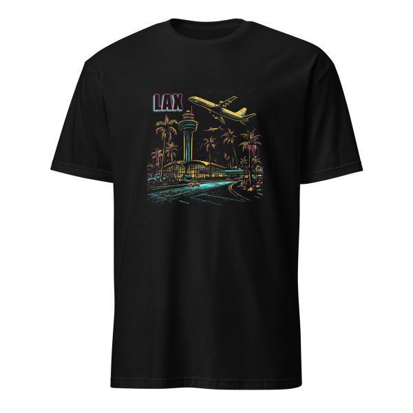 LAX Airport Tee front shirt design view